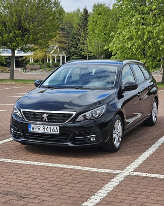 Peugeot 308 cena 50900 przebieg: 96300, rok produkcji 2019 z Pruszków małe 704